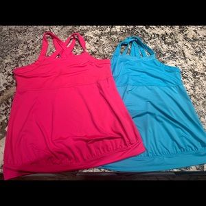 Two sports maternity tops size Medium